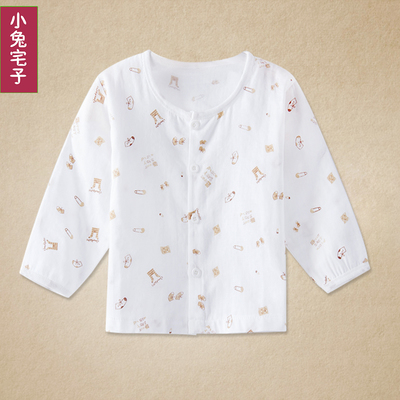 呵護(hù)寶寶嬌嫩肌膚 夏季純棉雙層紗布對(duì)開上衣